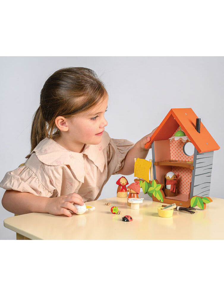 Wooden Mini Robins Nest Box Toy - Alternate Image 4