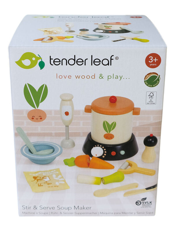 Wooden Stir And Serve Soup Maker Toy - Packing Image