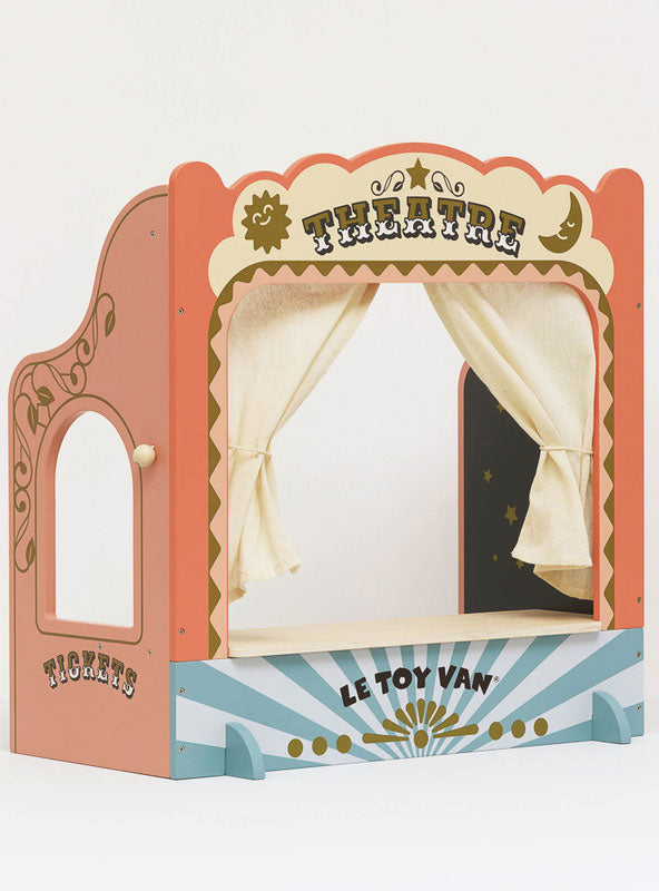 Wooden Tabletop Puppet Theatre - Alternate Image 1