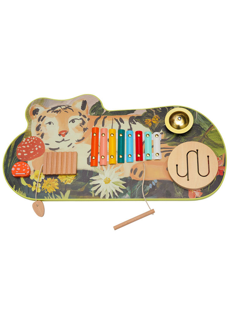Wooden Tiger Musical Toy - Main Image