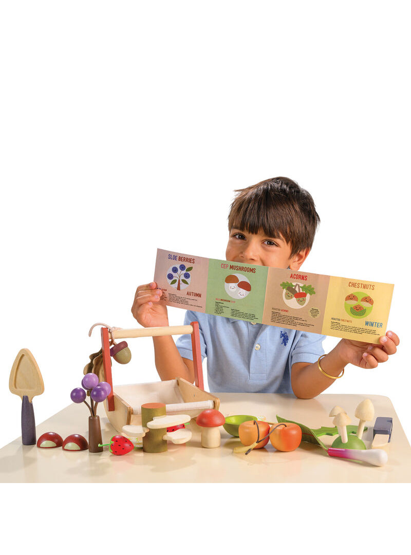 Wooden Wild Foraging Basket Toy - Alternate Image 2