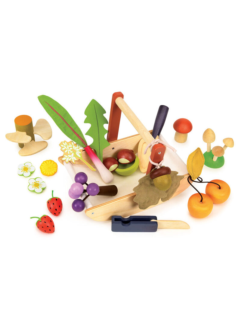 Wooden Wild Foraging Basket Toy - Alternate Image 3