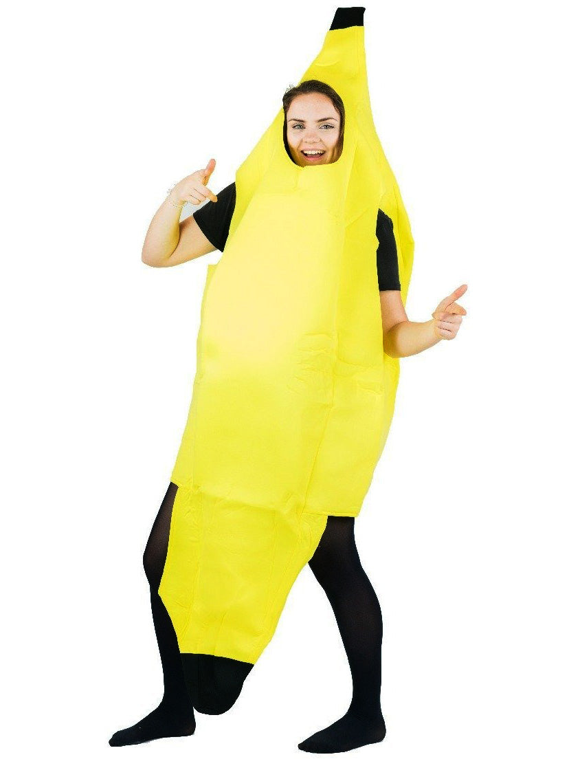 Yellow Banana Novelty Adults Costume - Main Image