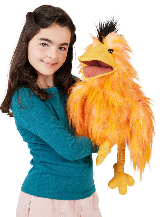 Yellow Silly Bird Puppet - Alternate Image 1