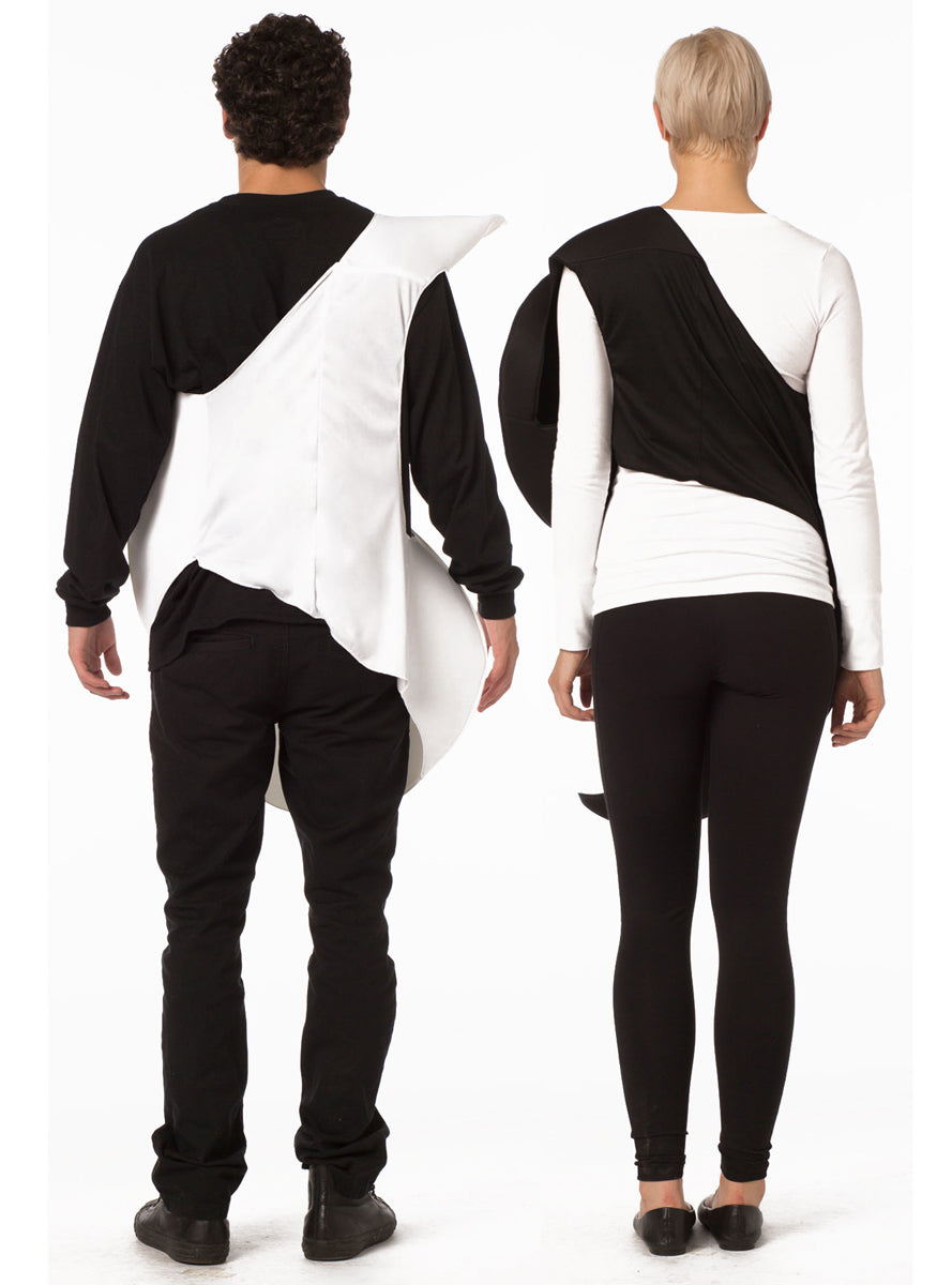 Ying and Yang Novelty Couples Costume - Back Image
