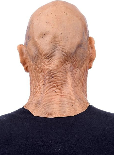 Zagone Studios Deluxe Supersoft Latex Full Head Old Man Mask - Back Image