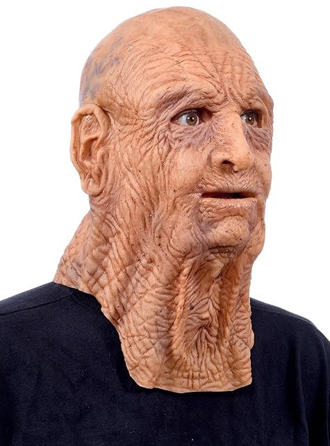 Zagone Studios Deluxe Supersoft Latex Full Head Old Man Mask - Side Image 4