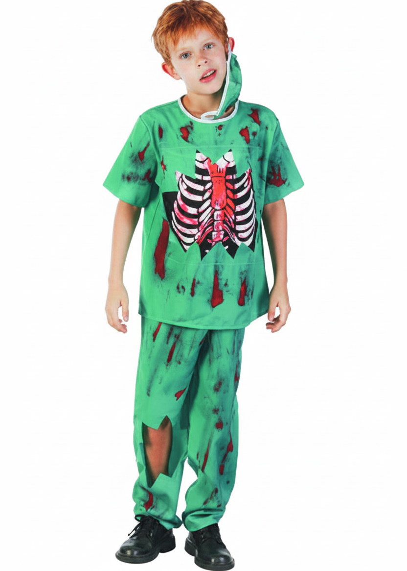 Boys Bloody Doctor Halloween Costume - Main Image