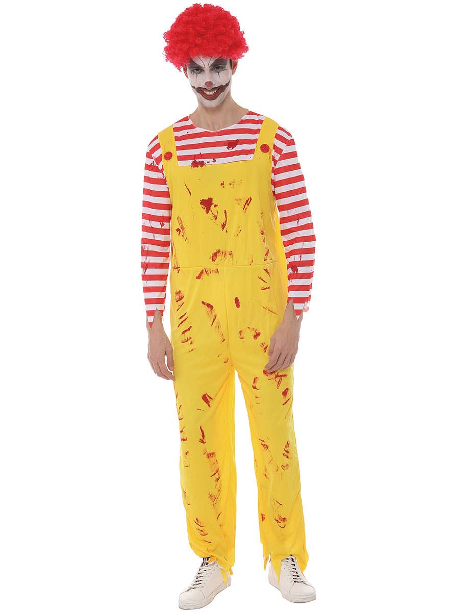 Image of Killer Donald Clown Men's Halloween Costume - Main Image