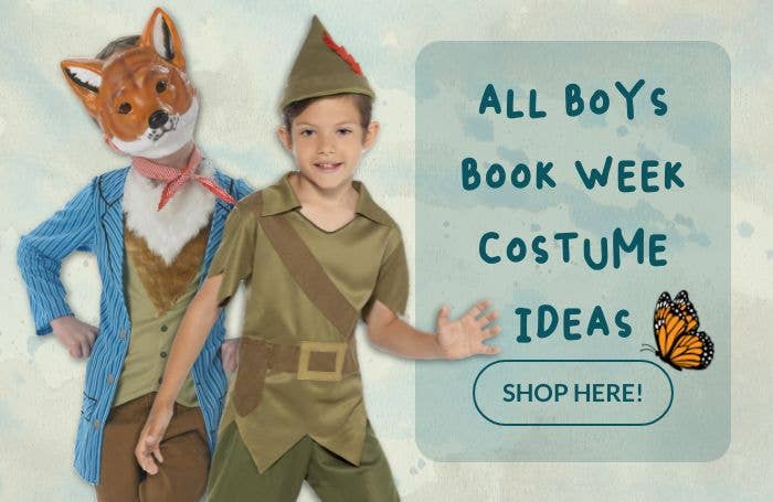Shop All Boys Book Week Costume Ideas 2022 at Heaven Costumes Australia