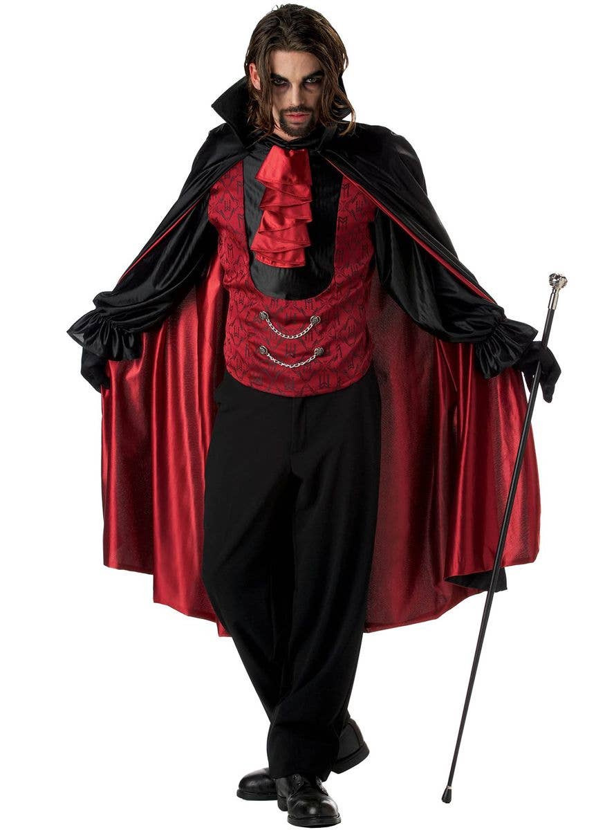 Makeup Kit Mens Vampire Costume Adults Halloween Count Dracula Fancy Dress 
