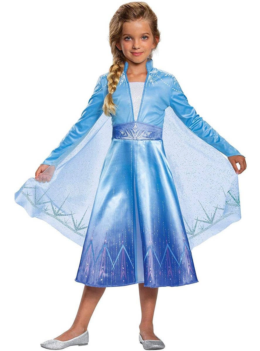 Disney Blue Sequin Frozen Costume Dress | Elsa Costume for Women