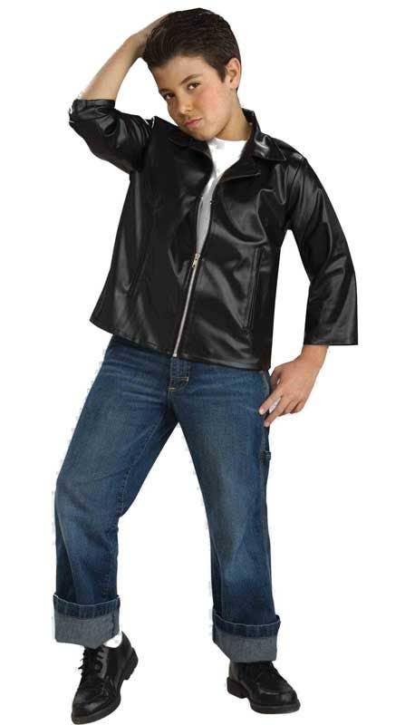 50's Greaser Boys Costume Jacket | Danny Grease T-Birds Kids Costume