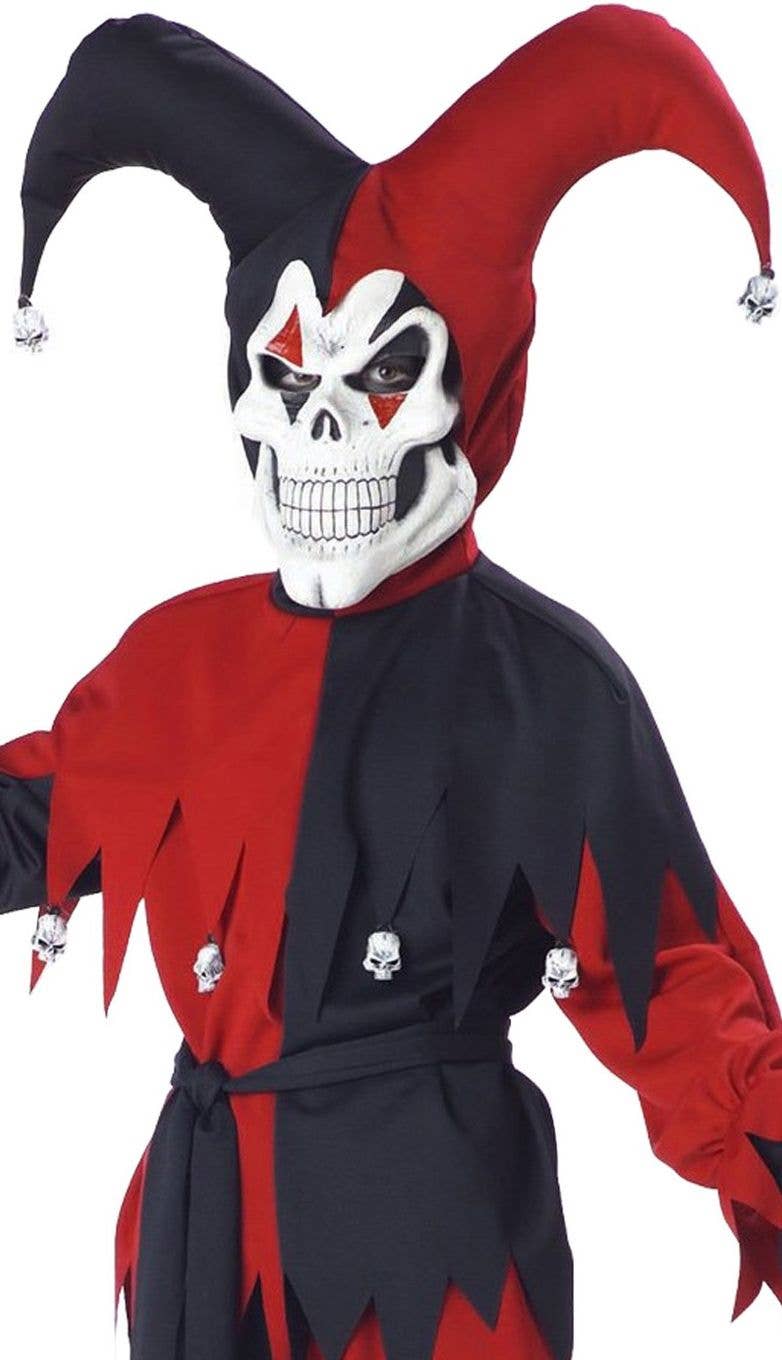 Demon EVIL court JESTER 630925 RD Boys Costume Fancy Dress Halloween Scary 