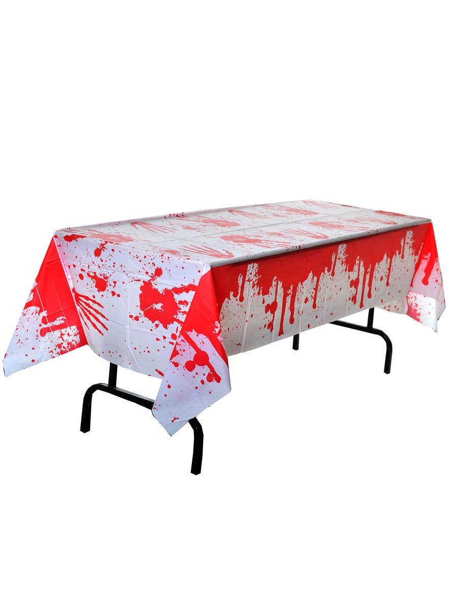 Fun Express Zombie Blood Table Cover Party Decor 
