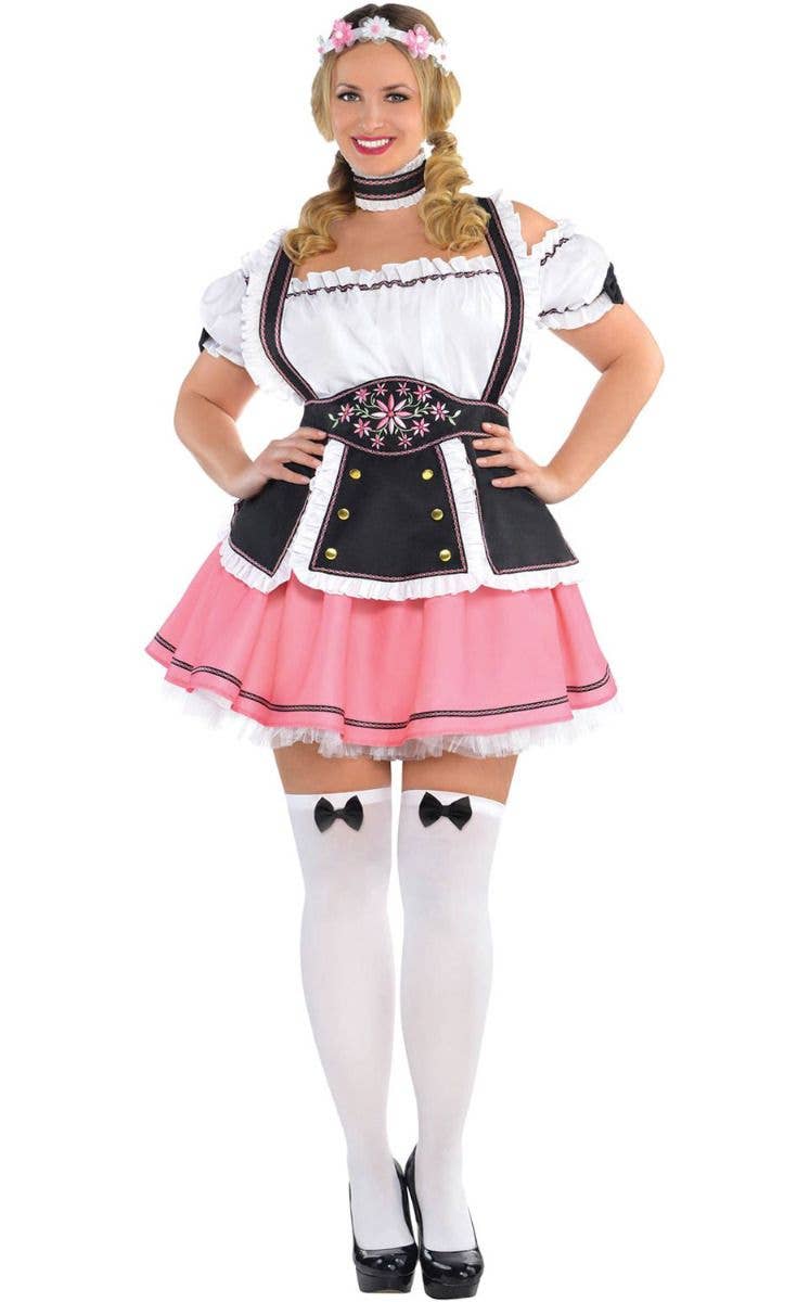 Women's Plus Size Oktoberfest Fraulein Costume 