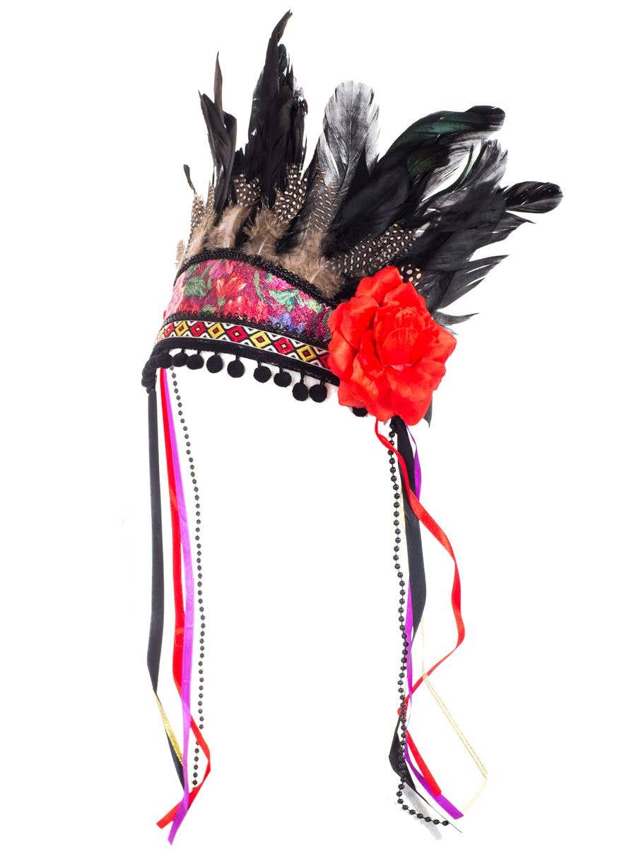 Women's Native American Feather Headdress Indian Costume Accessories 