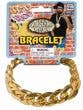 Chunky Gold Plastic Bling Chain Costume Bracelet 