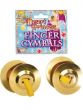 Novelty Gold Belly Dancer Finger Cymbals Costume Accessory