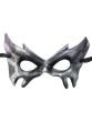 Antiqued Silver Men's Halloween Masquerade Mask - Alt Image
