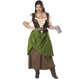 Plus Size Tavern Maiden Costume