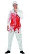 Image of Bloody Forensic Men's Halloween Fancy Dress Costume - Front View