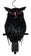 Black Owl Creepy Halloween Decoration