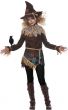 Image of Creepy Scarecrow Tween Girls Halloween Costume