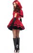 Sexy Fairytale Red Riding Hood Women's Costume Back View