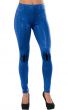 Sequined Blue Spider Girl Costume Leggings Main Image