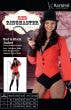 Black and Red Ringmaster Costume Jacket Packaging Image