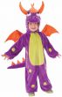 Toddler Purple Monster Kid's Dragon Costume Front View