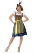 Women's Traditional Dirndl Beer Girl Costume Front View