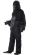 Men's Deluxe Hairy Black Gorilla Costume Side View
