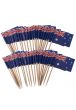 Novelty Australia Day Aussie Flag Toothpicks - Main Image