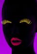 Blacklight Reactive Neon Yellow Eyelash Mascara Alternate Image