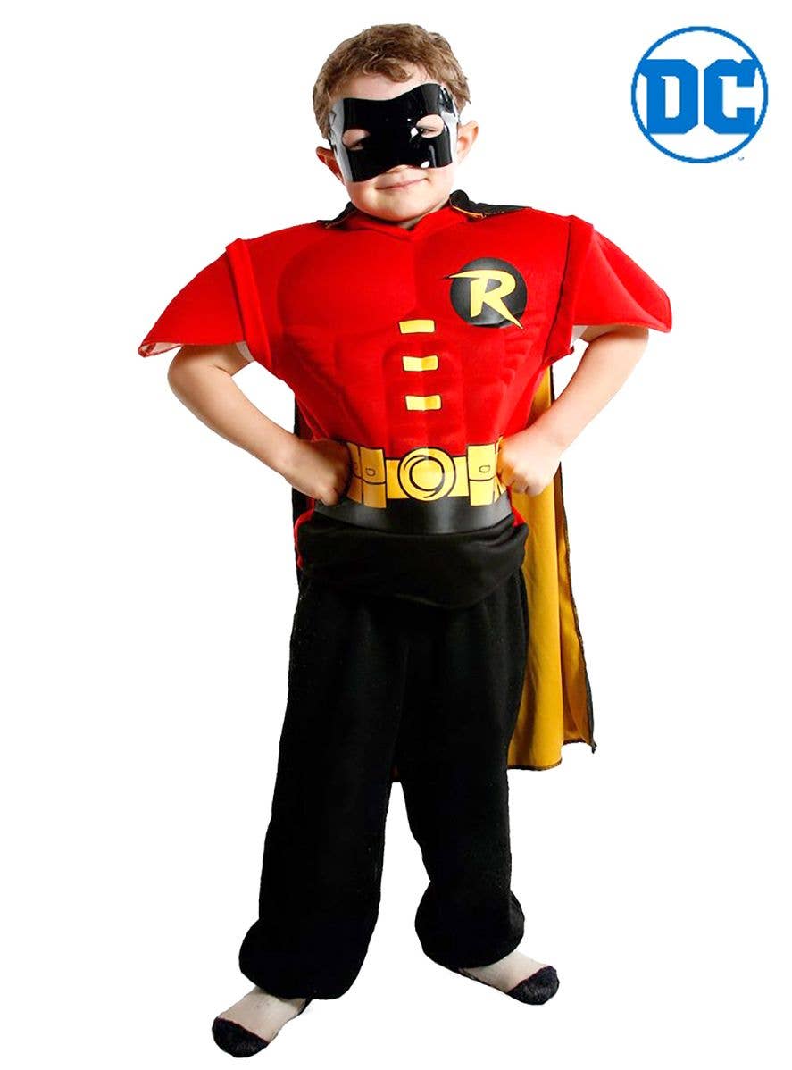 Incredibles 2 Boys Muscle Chest Top Mask Boys Fancy Dress Super Hero