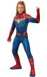 Captain Marvel Carol Danvers Girls Superhero Costume Main Image