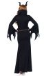 Deluxe Women's Maleficent Halloween Costume Back Image