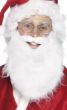 Men's White Santa Father Christmas Beard Costume Accessory Main Image