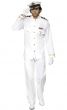 Ship Captain Men's White Pilot Suit Costume Alt Image 