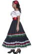 Womens Mexican Senorita Fancy Dress Costume - Side Image