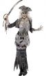 Torn and Tattered Grey Ghost Pirate Women's Halloween Costume - Front View