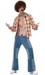 Novelty Men's Funny Realistic 70's Chest Hair Costume Top View 2