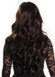 Long Curly Dark Brown Deluxe Fashion Wig for Women Back Image