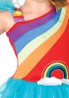 Girls Rainbow Doll Fancy Dress Costume Bodice detail Image