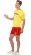Men's Baywatch Lifeguard Costume Side Image