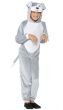 Cute Grey Dog Kids Animal Onesie Costume - Front Image 