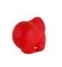 Red Honking Clown Nose Costume Accessory - Alternative Image 2
