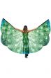 Adult's Peacock Feather Wing Cape Costume Accessory Back Image